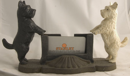 Black & White Whiskey Dogs Card Holder