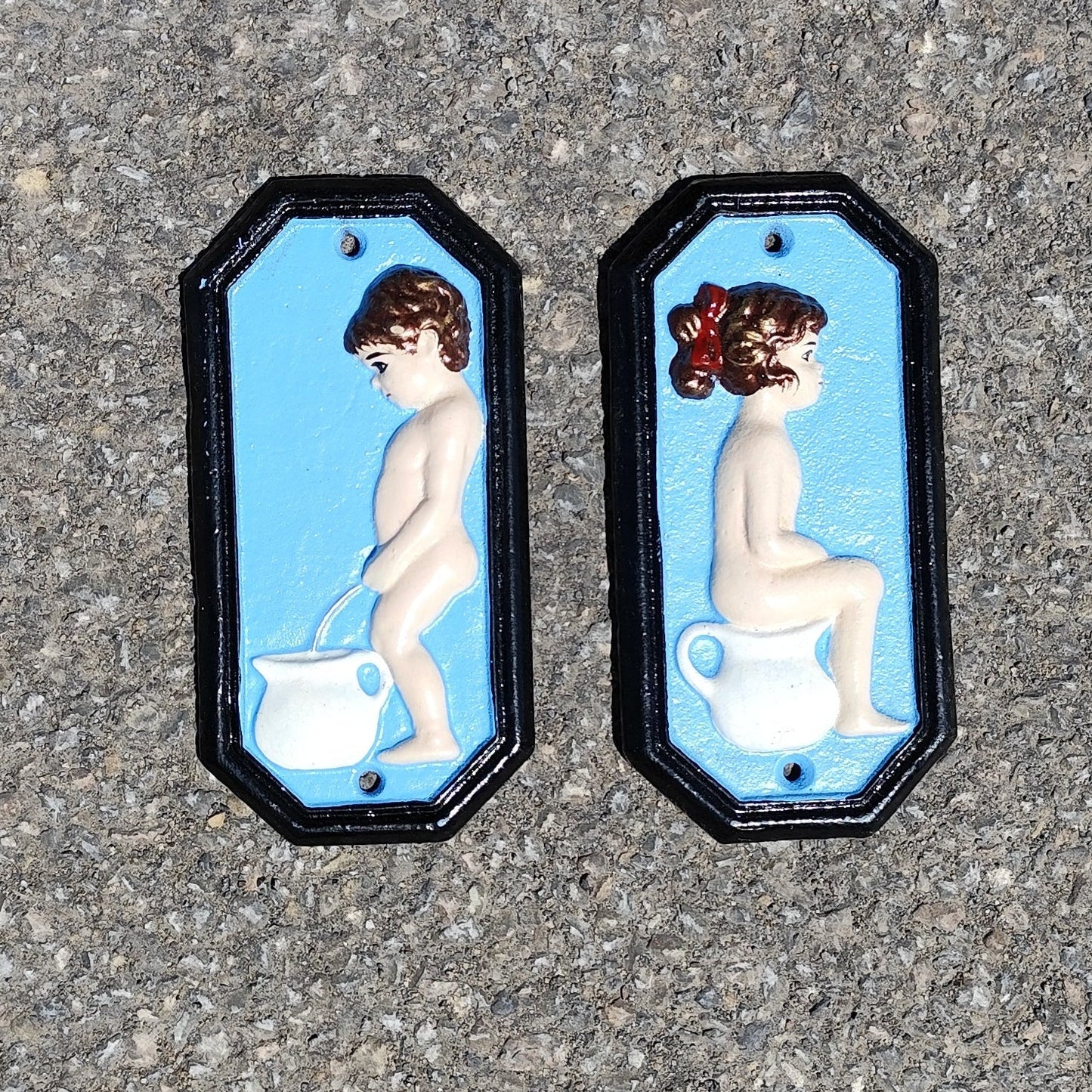 Boy & Girl Toilet Signs