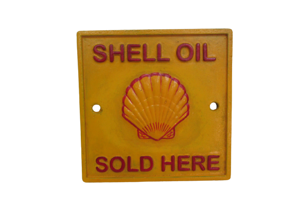 Clam Oil Sign 16CM