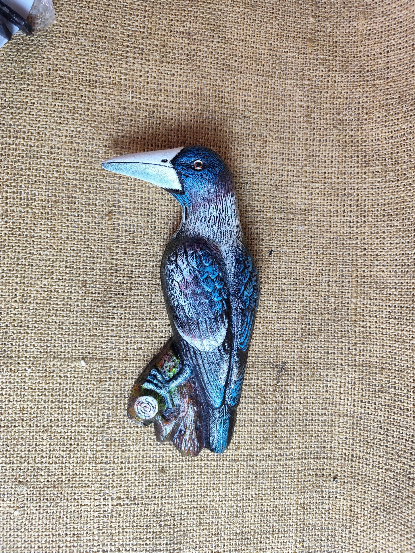 MAGPIE WALL DECO (with hints of blue reflection)