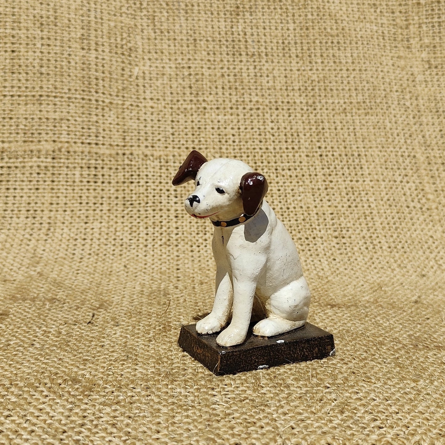 11CM Nipper Dog bank On Base