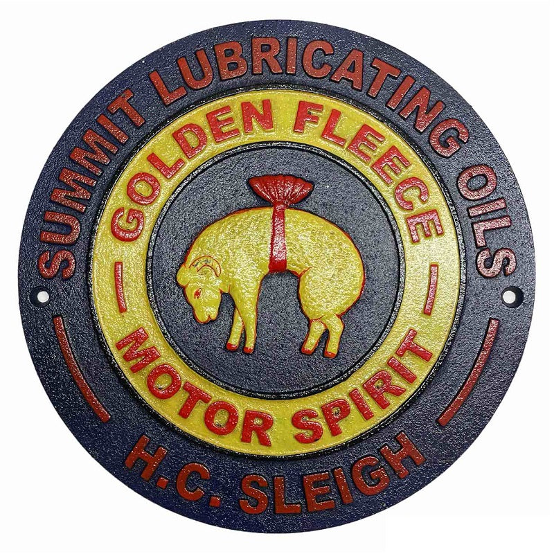 Golden Fleece Summit Sign