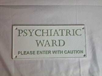 White with green letter