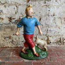 Tin Tin Walking Dog Doorstop