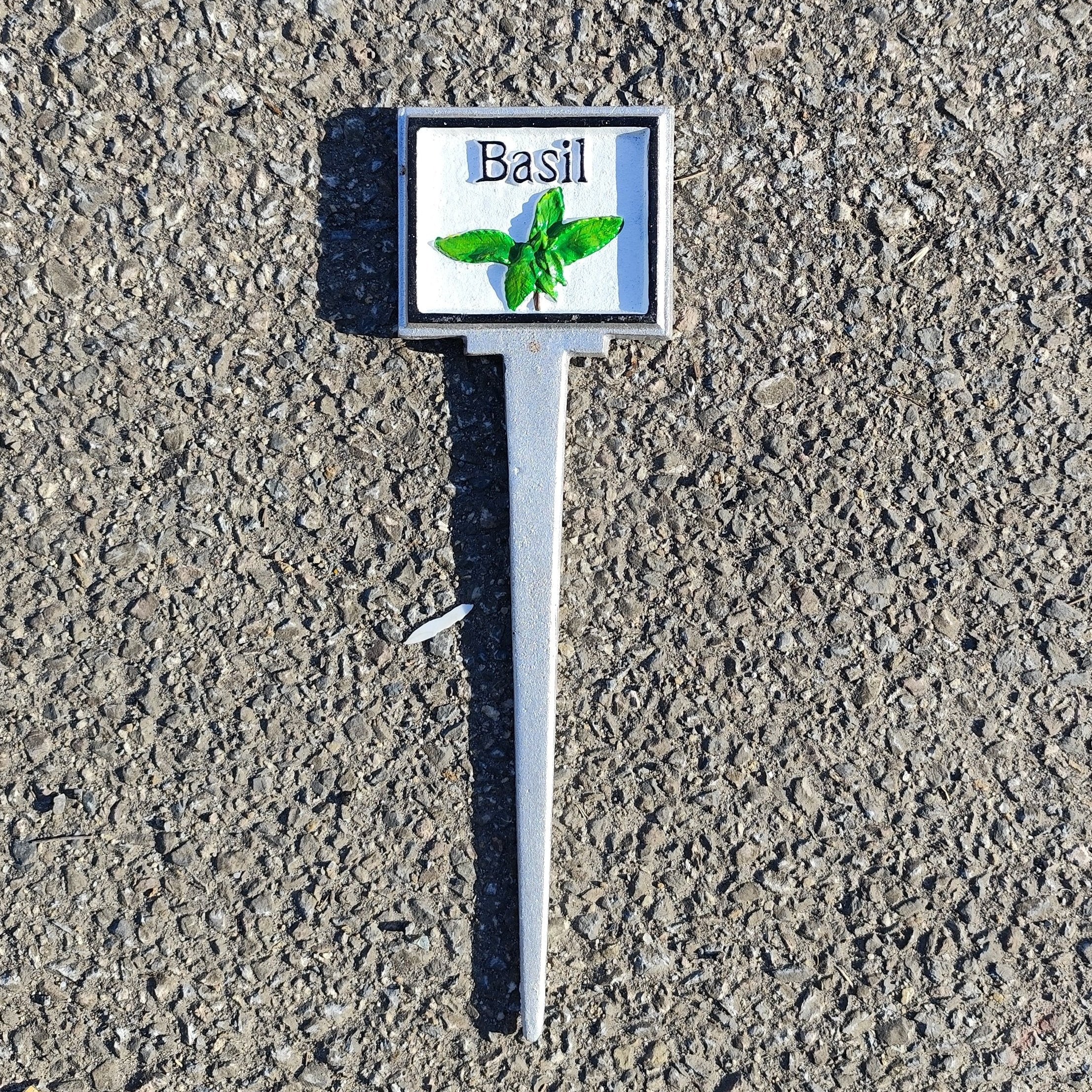 Basil Sign – Stanley Art Foundry