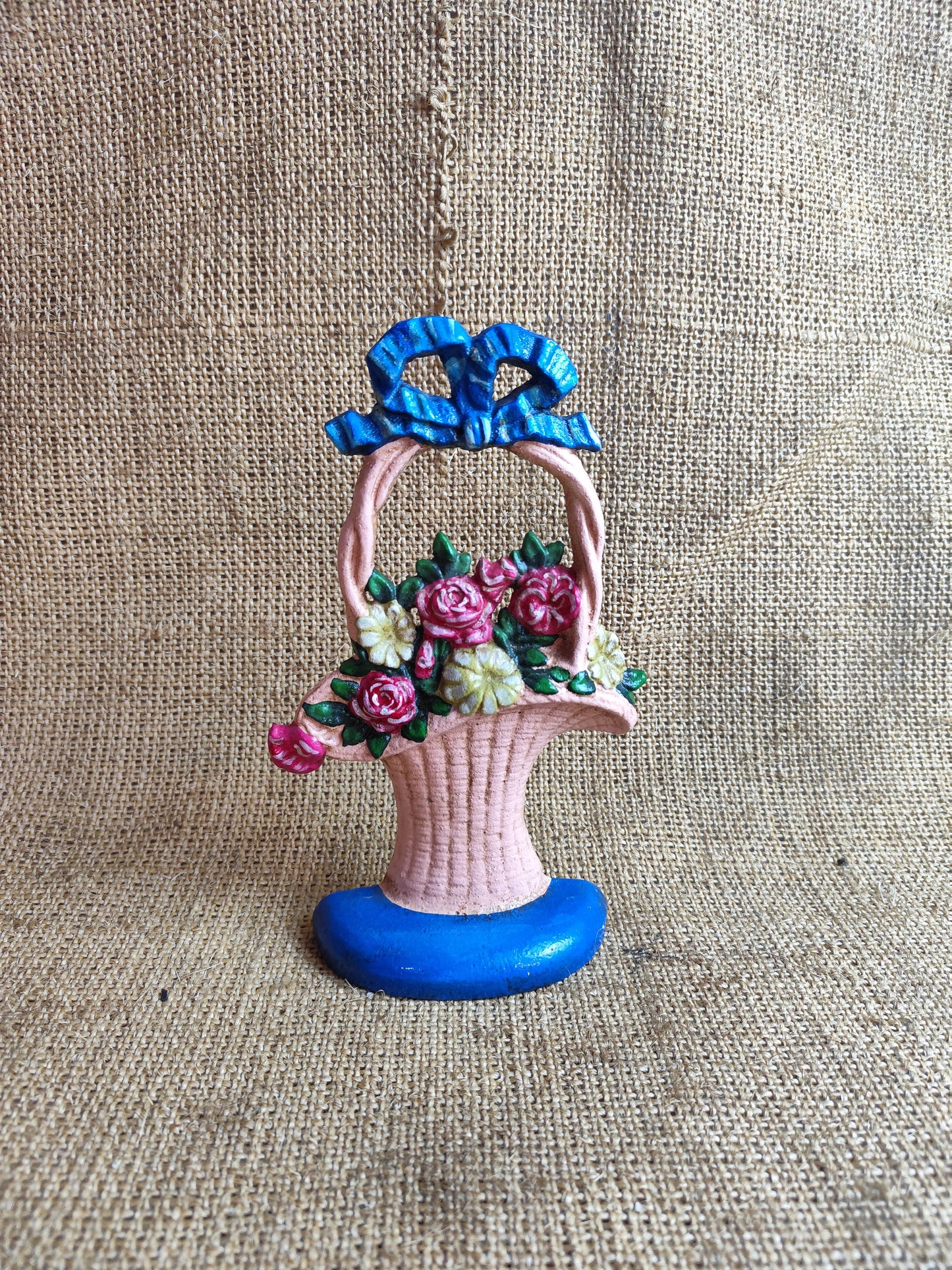 Flower  Basket  Doorstop