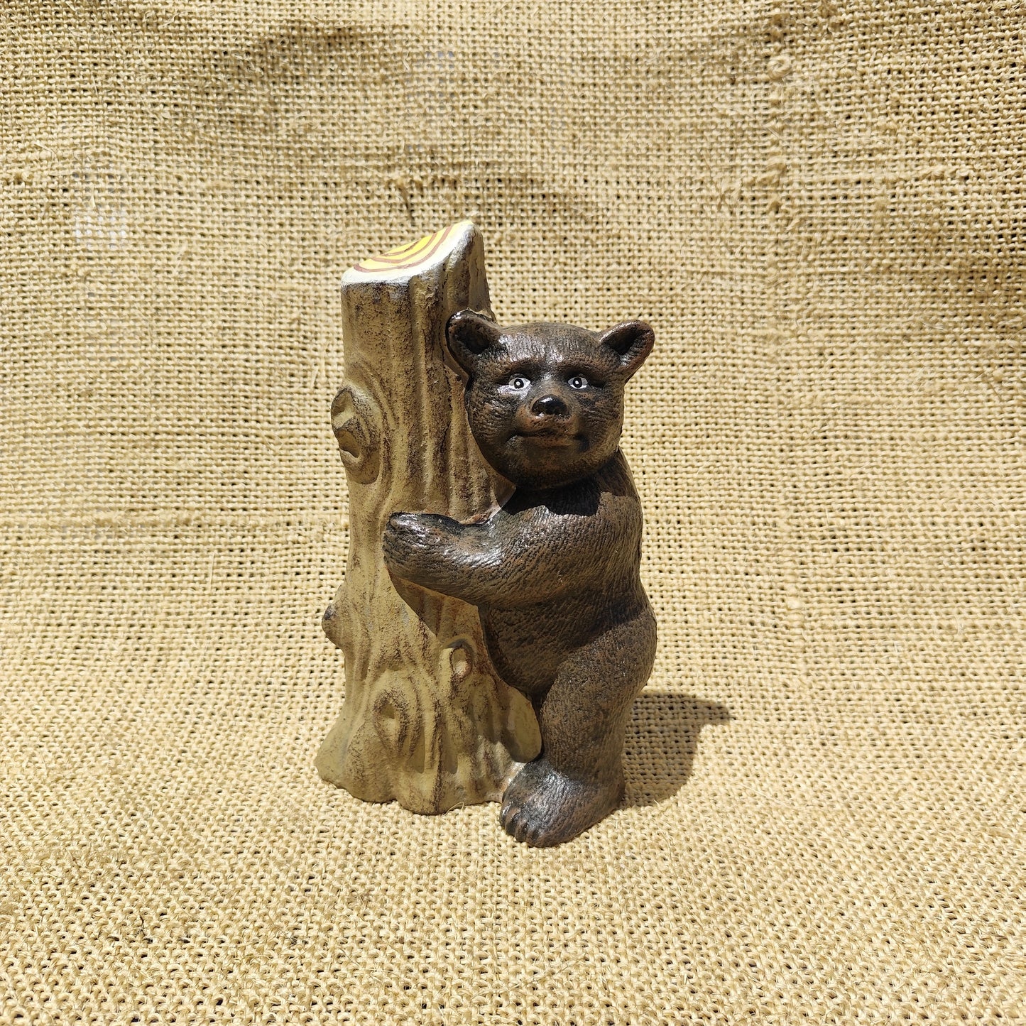 Bear  Hugging  Log  Doorstop