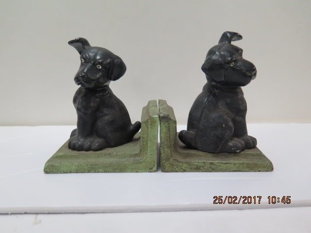 White Dog  Bookend