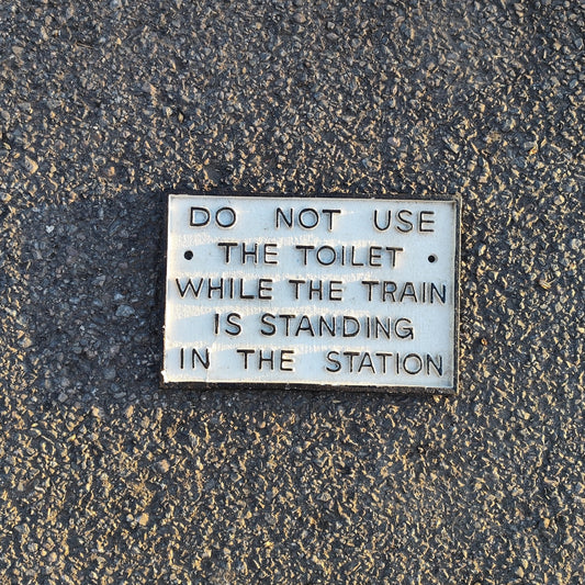 Toilet Plaque