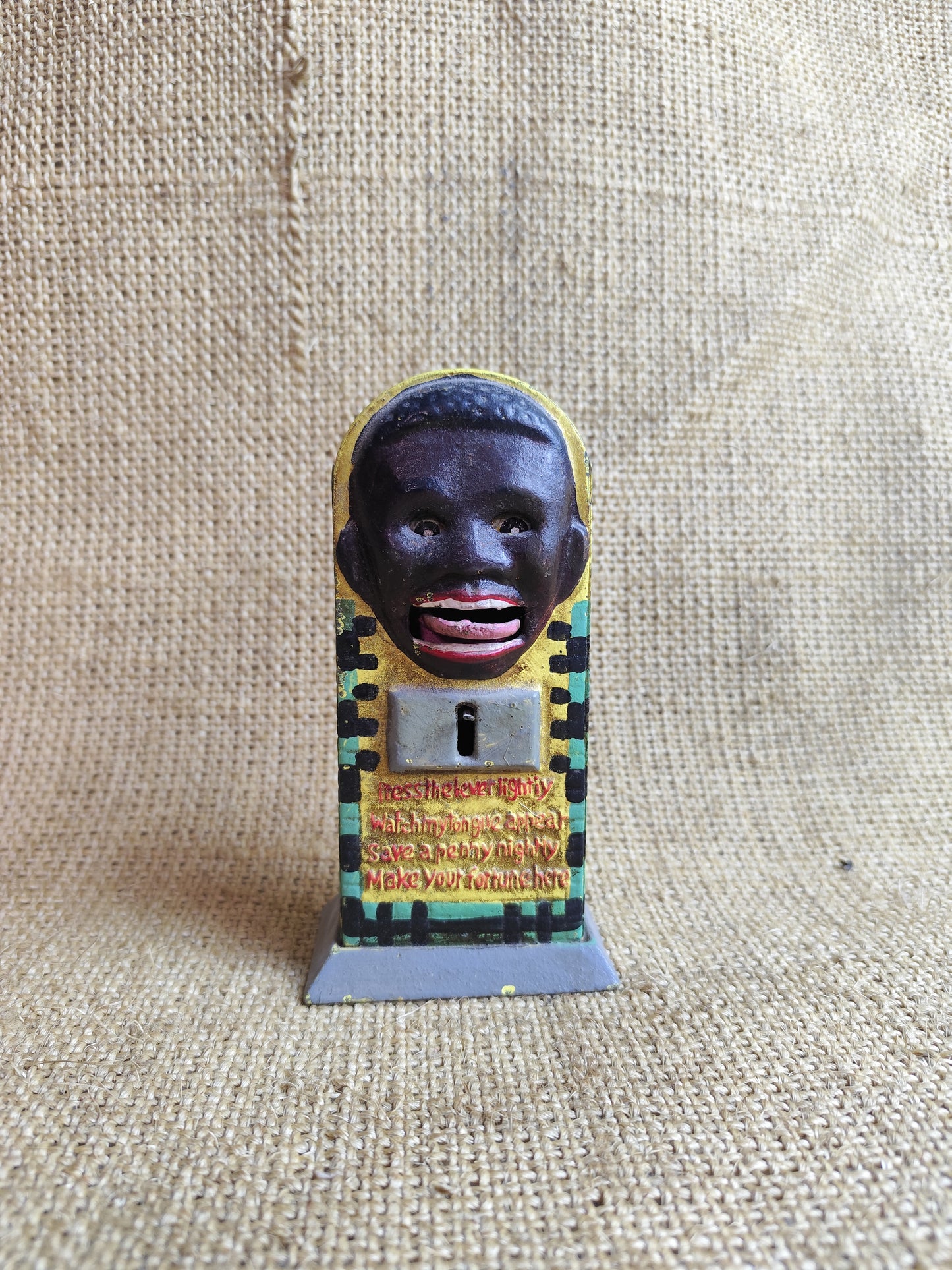 Negro Boy Mech.  Bank