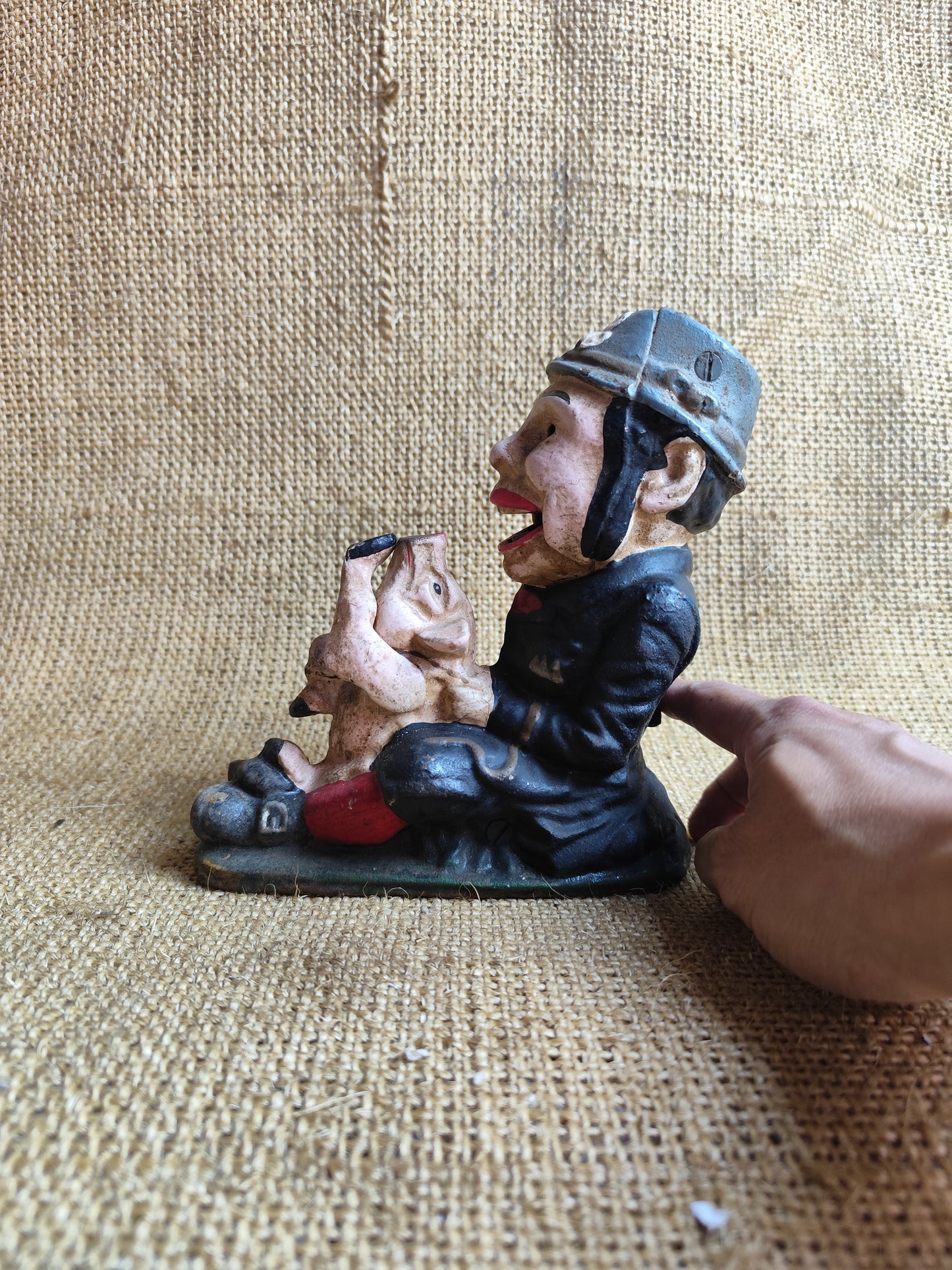 Kicking Pig  Mechanical Bank