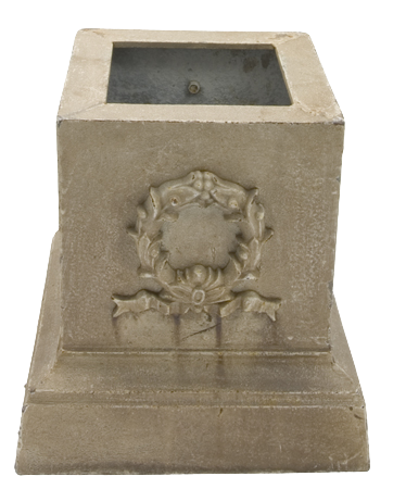 Large Urn with Two Swans