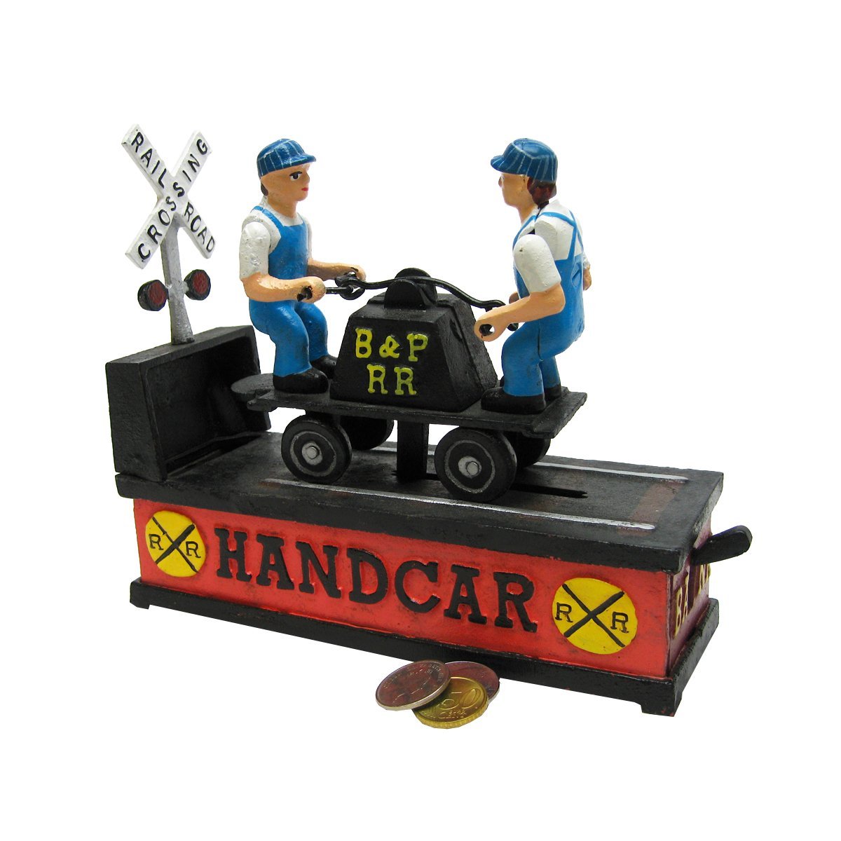 HandCar Mechanical Bank