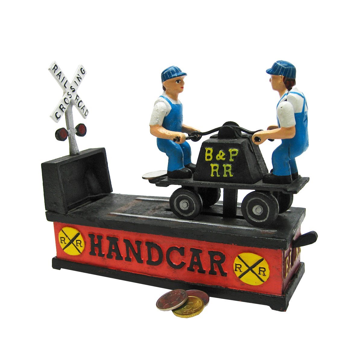 HandCar Mechanical Bank
