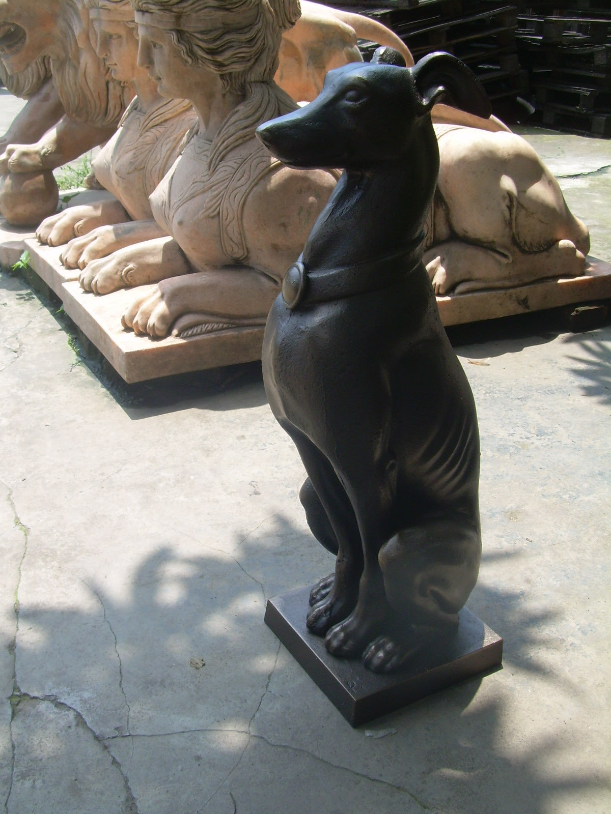 24" Greyhound with Base