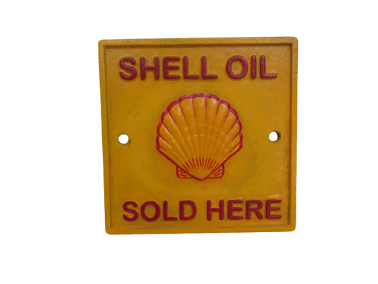 Clam Oil Sign 16CM