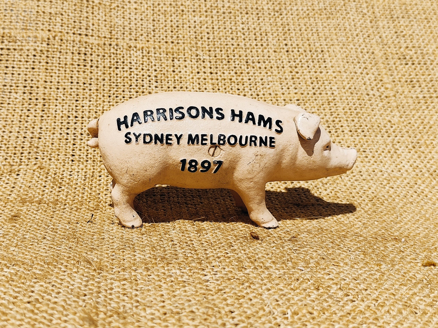 Standing Pig Bank - Sydney 1897