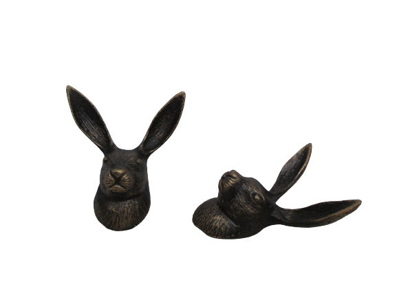 4"  Wall Mount Rabbit Head