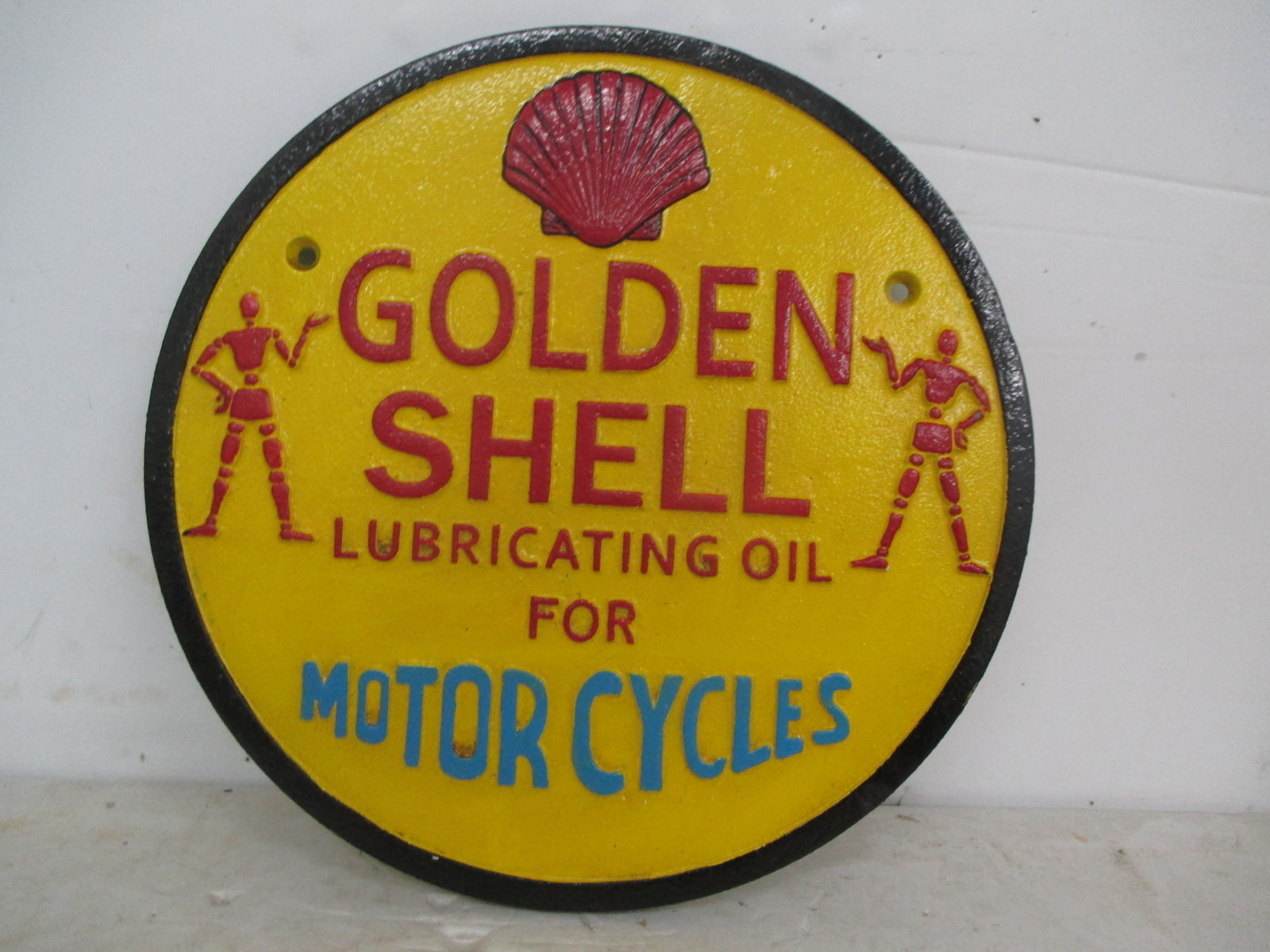 Clam Stickman Round Sign – Stanley Art Foundry