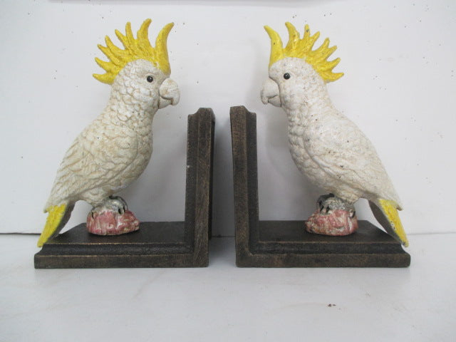 Cockatoo Bookends