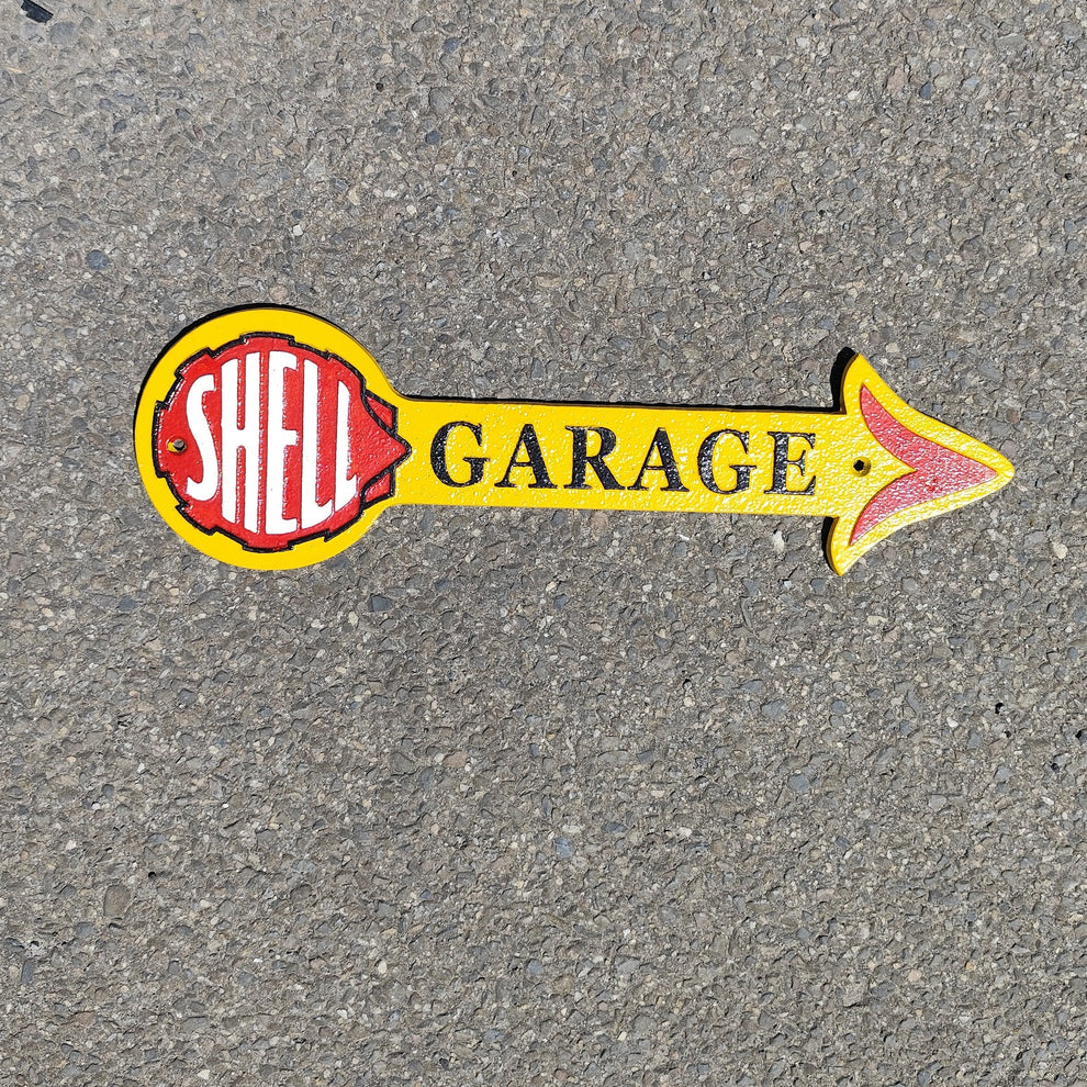 Shell Garage Sign – Stanley Art Foundry