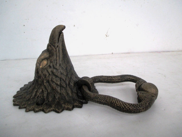 Eagle Door Knocker With Snake, Strik Plate & Screw