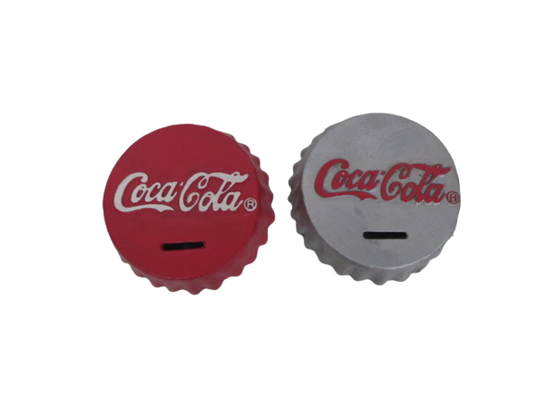 Soft Drink Bottle Cap Bank (Red)