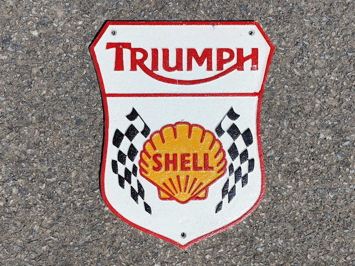 Tri Shell Sign – Stanley Art Foundry