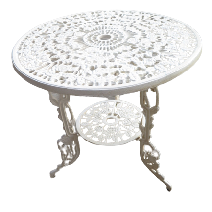 Villa Ravello Rose Garden Cast Iron Bistro Table