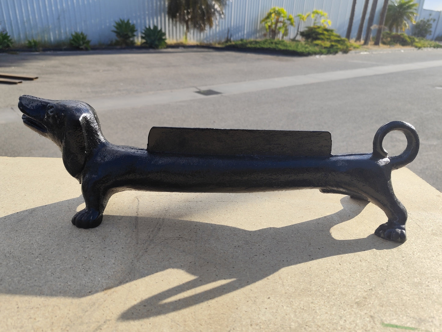 Daschund Boot Scraper 53cm
