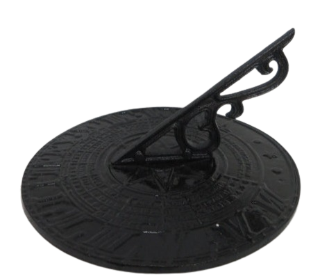 Sundial With Numerical Numbers