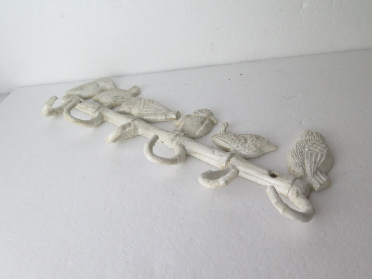 Six bird hooks