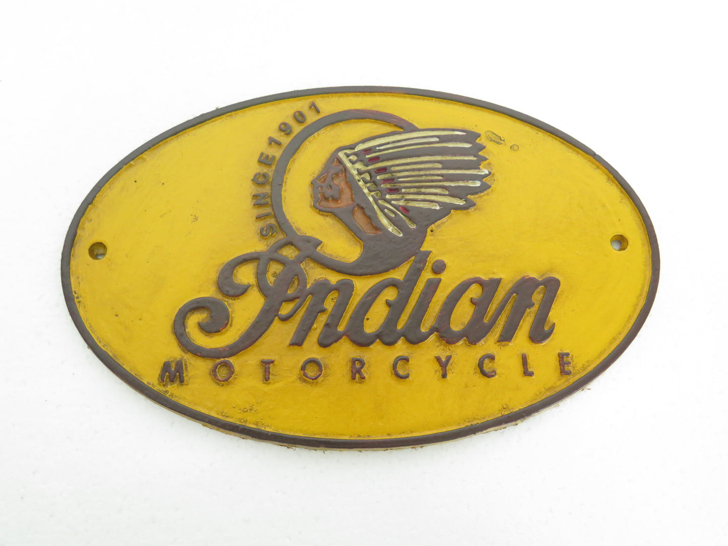 INDIAN OVAL SIGN