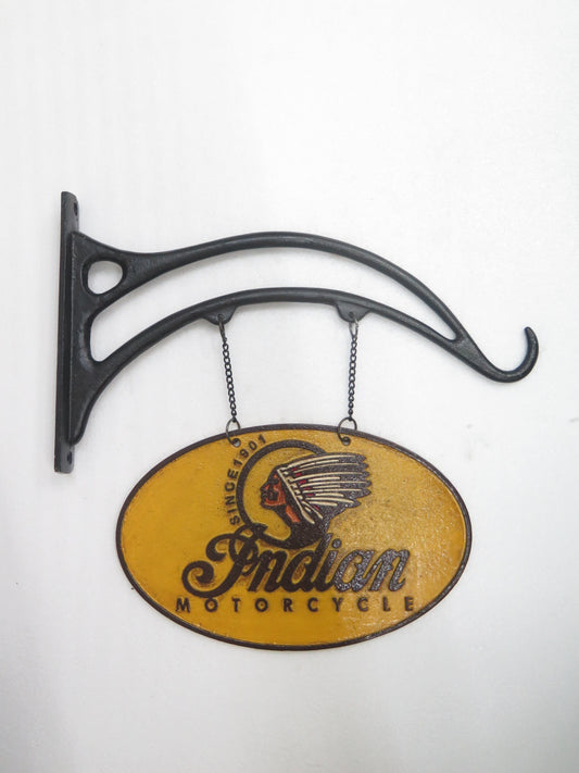 INDIAN SIGN WITH HANGING FRAME