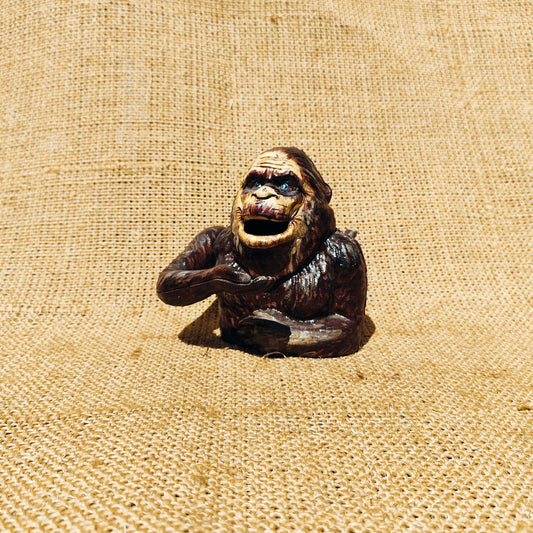 Serious Sasquatch Bust Mechanical Bank