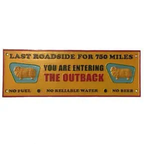 GF Outback Sign 50CM