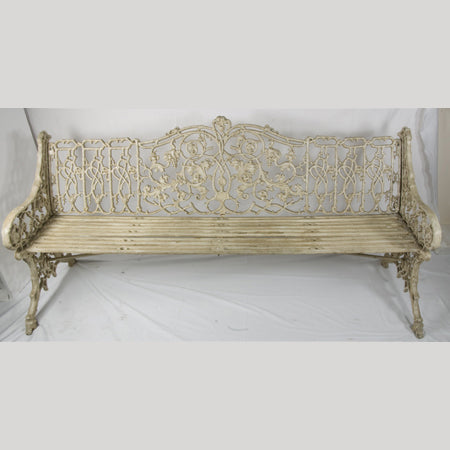 Cast Iron Victorian Style Extra Long Bench
