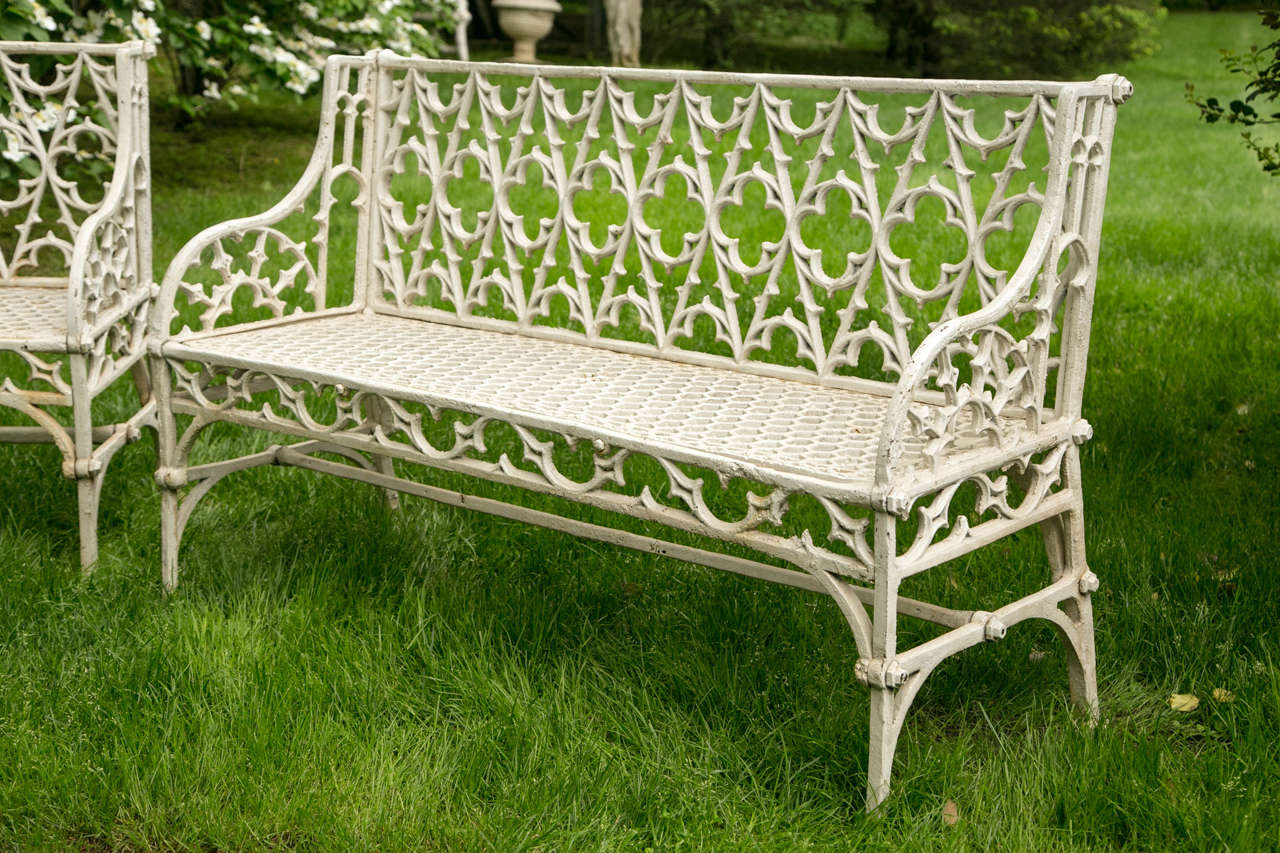 Cast Iron Gothic Long Bench 140CM
