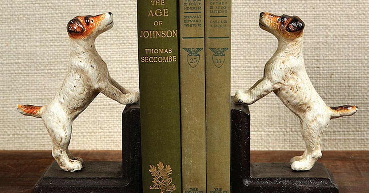 Jack Russell Terrier Bookends